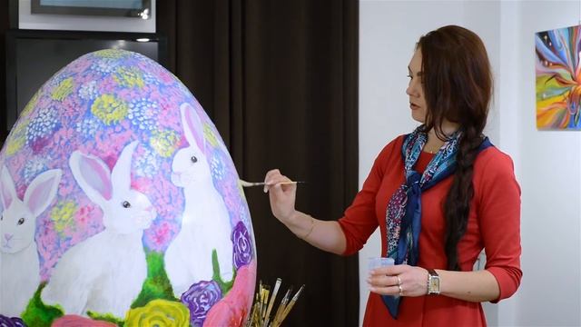 Художница Юлия Михно о своей работе для фестиваля 585 Художников смотреть онлайн