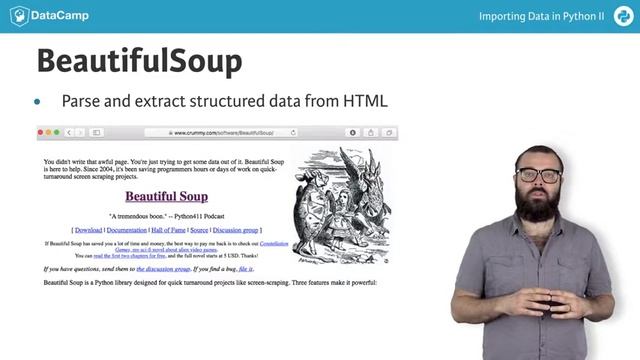 Scraping the web with Python смотреть онлайн