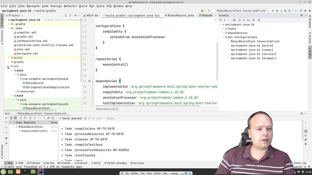 Java 16 And Spring Boot And Gradle And Intellij смотреть онлайн