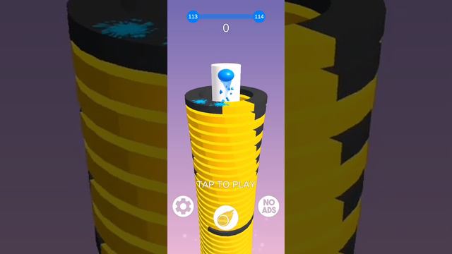 Stack Ball - Blast through platforms Level 113 WalkThrough | Fazie Gamer смотреть онлайн
