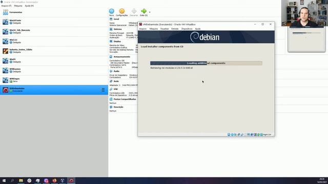 Tutorial DETALHADO instalação VM Linux Debian no Windows 10 com Oracle Virtual Box смотреть онлайн