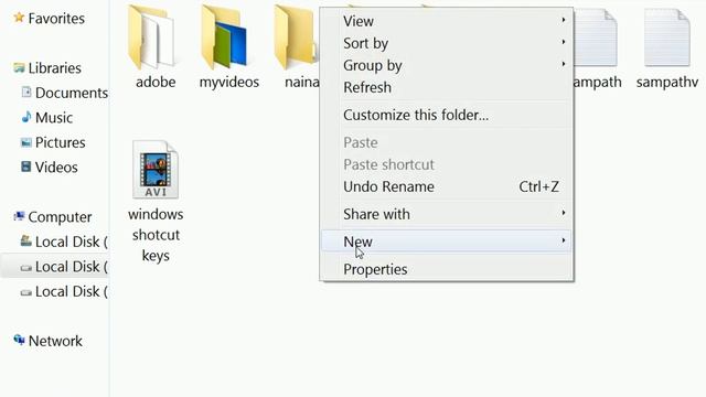How to create a folder in the D Drive смотреть онлайн
