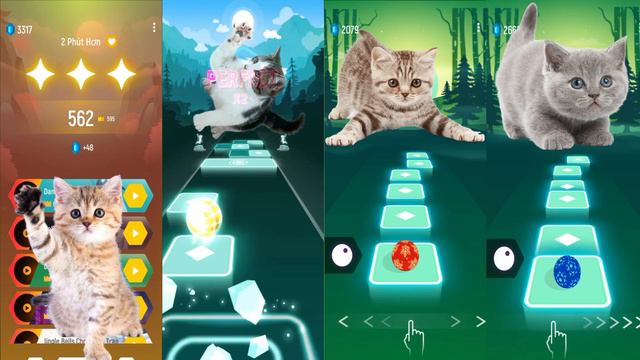 Cute Cats Lady Gaga Bloody Mary Bongo Cat Tiles Hop смотреть онлайн