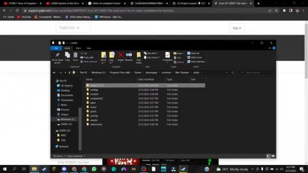How to fix Error 81110007 (launcher error)