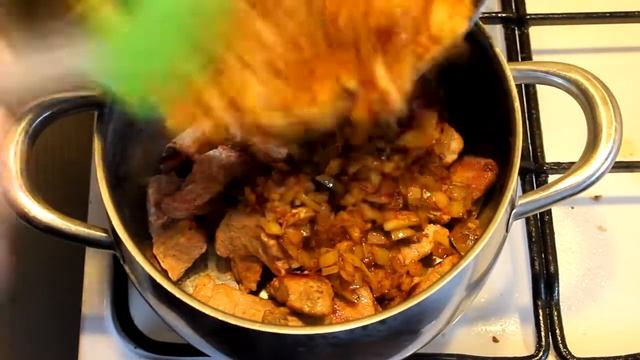 Свинина тушёная карри. Как приготовить? Рецепт. смотреть онлайн