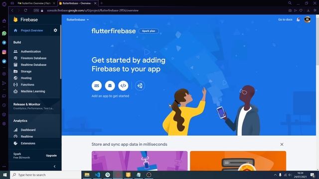Integrate Flutter With Firebase - Part 1 смотреть онлайн