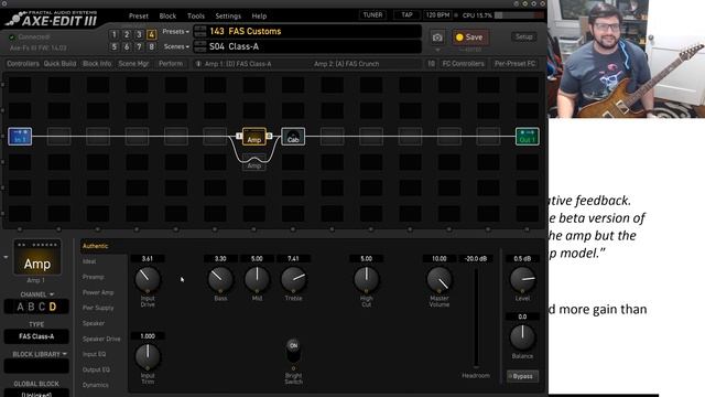 Amps of the Axe Fx III: Fractal Audio System Amp Models Part 1 смотреть онлайн