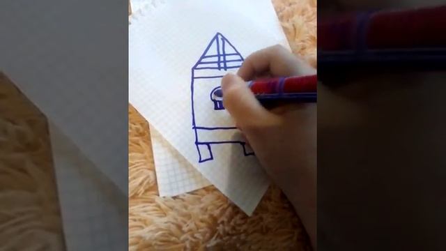 Как нарисовать ракету? Из Clash Royale смотреть онлайн