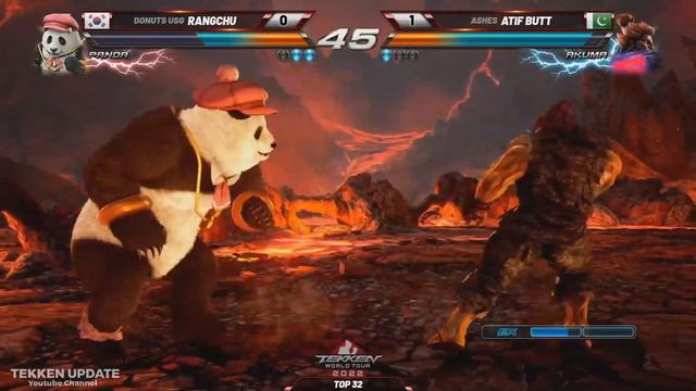 REV MAJOR 2022 - ATIF BUTT (Akuma) VS RANGCHU (Panda) TOP 16 | TEKKEN 7