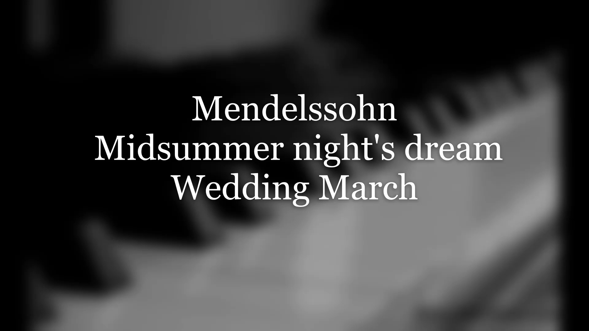 Mendelssohn Midsummer night's dream Wedding March. Piano Tutorial Synthesia (Sheet Music + midi)