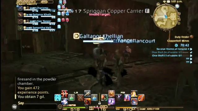 FFXIV: ARR Copperbell Mines Dungeon tanking as a Gladiator смотреть онлайн