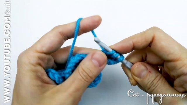 Интересный узор крючком с двумя лицевыми сторонами. Узор для пледа смотреть онлайн