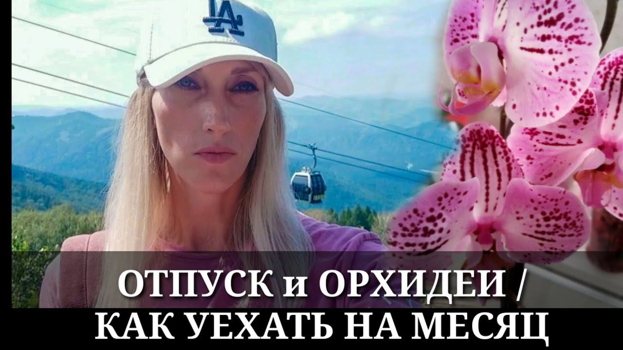 КАК УЕХАТЬ В ОТПУСК НА 2-4 НЕДЕЛИ, ОСТАВИТЬ ОРХИДЕИ / ПОЛИВ для ленивых смотреть онлайн