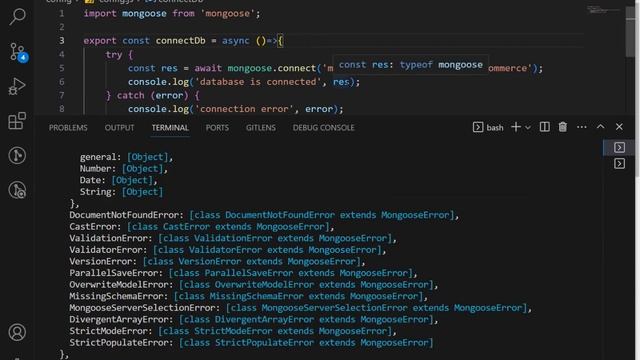 Connecting MERN Application with MongoDB Using Mongoose, Defining Schema and Creating Model смотреть онлайн