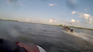 Браконьеры погоня,сброс рыбы