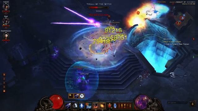 Diablo 3 Wizard - [MP7] Realm of Discord - Frozen Storm Test смотреть онлайн