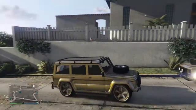 Grand Theft Auto V - Benefactor Dubsta 4x4 - Gold or Chrome - GTA Online смотреть онлайн