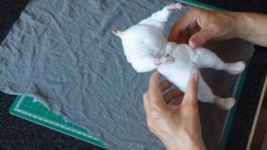 Как сделать тело  куклы на каркасе для  (часть большого мастер-класса)