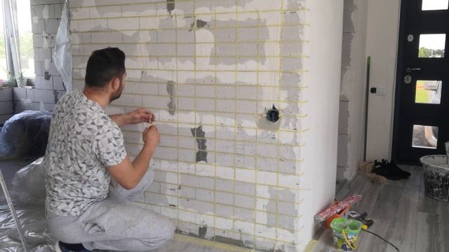 Стена под кирпич своими руками/ Кирпичная стена лофт смотреть онлайн