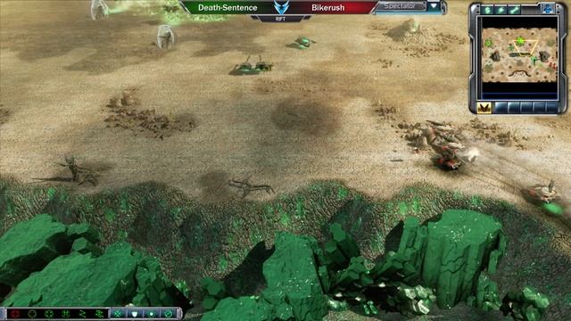 C&C3: Kane's Wrath 1vs1 - Death-Sentence (S) vs. Bikerush (GDI) смотреть онлайн