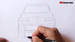 Как нарисовать машину BMW X7
