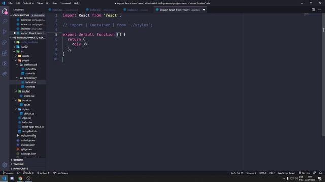 Github Explorer Dark Theme | React + Typescript | GoStack смотреть онлайн