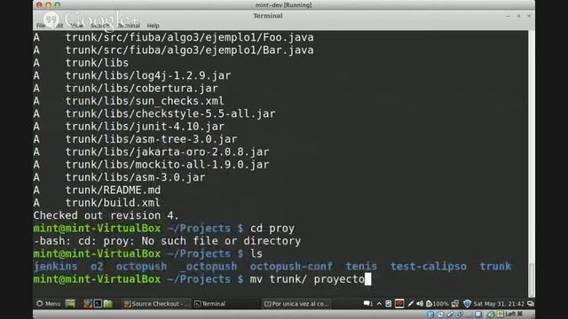 Uso básico de Subversion смотреть онлайн