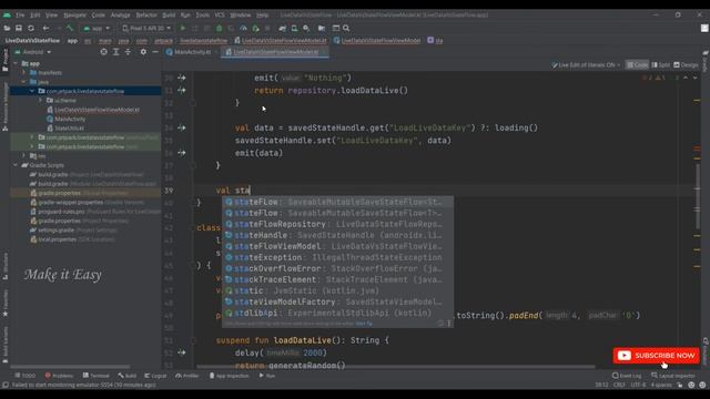 How to Use Live Data Vs State Flow in Jetpack Compose | Android | Make it Easy смотреть онлайн