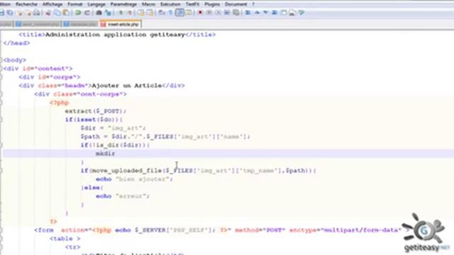 18- Upload l'image de l'article [PHP/MYSQL DARIJA] смотреть онлайн
