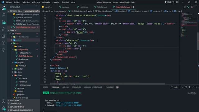 Vuejs - Vuetify JS, POS Dessert App, Curved Sidebar Menu - UI Inspiration Design | HTML - CSS - JS смотреть онлайн
