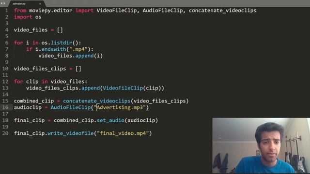 Coding a Program to Make Video Ads For Me in Python смотреть онлайн