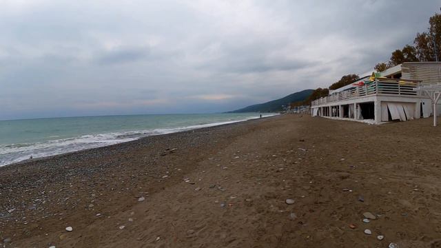 Пляж "Дельфин" 19.10.2021. А никого нет! 🌴ЛАЗАРЕВСКОЕ и Я смотреть онлайн