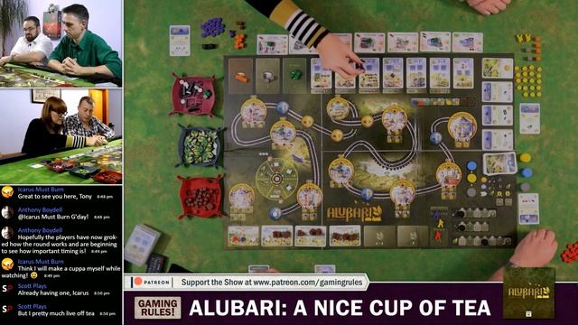 Alubari: A Nice Cup of Tea: Tutorial and Playthrough with Gaming Rules! смотреть онлайн