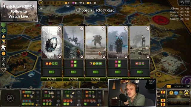 Saxony Industrial 13 Turns | Scythe Board Game | 6/2/21 смотреть онлайн