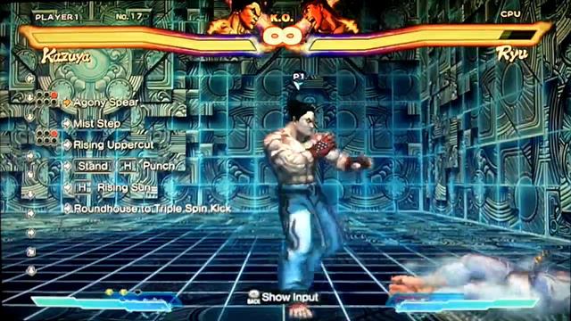 Street Fighter x Tekken: Character Trials - Kazuya (Xbox Pad) смотреть онлайн