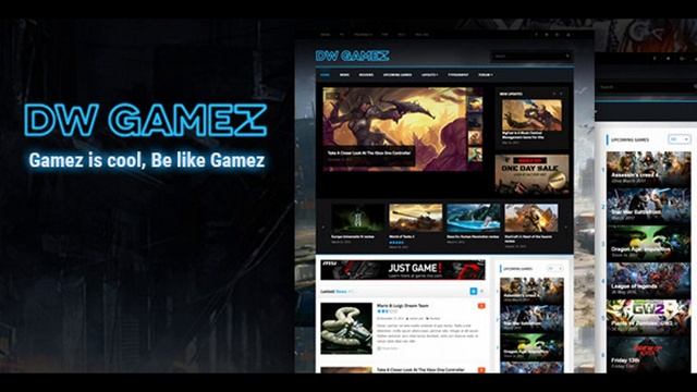 DW Gamez - Responsive WordPress Gaming Theme | Themeforest Website Templates and Themes смотреть онлайн