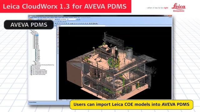 Integración entre Leica CloudWorx for PDMS 1.3 y Leica Cyclone смотреть онлайн