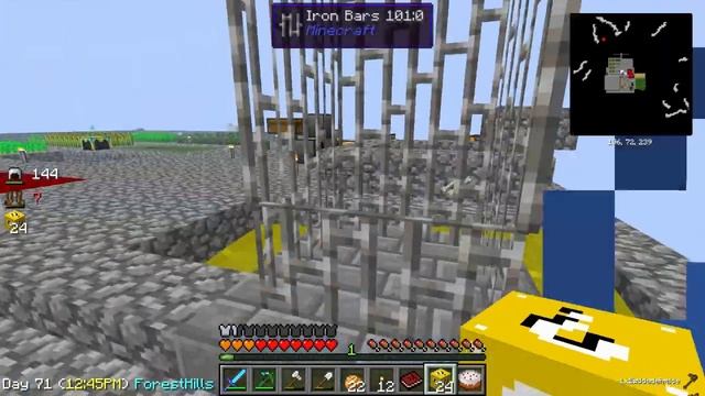 Minecraft - Sky factory #23 - Железный молот (Hammer) [Tinkers Construct] / Блоки удачи, смотреть онлайн