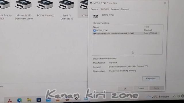 GOOPRT PT-210, MPT II 9796 Thermal printer 58mm koneksi Bluetooth to PC windows 10 смотреть онлайн
