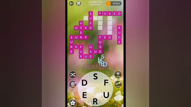 Wordscapes Levels 513-528 FLORA Bloom смотреть онлайн