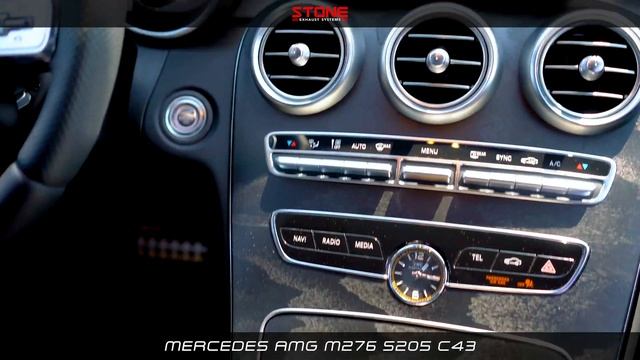Mercedes AMG M276 S205 C43 Stone Eddy DP & Valvetronic Cat-back system смотреть онлайн
