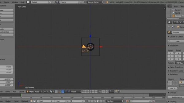 Make Third Person view in Blender Game Engine : NO PYTHON VERY EASY