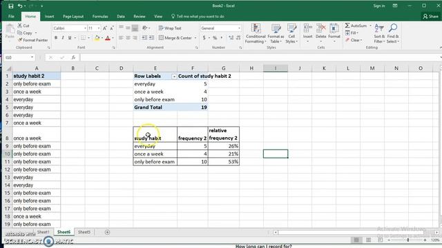 Use Excel 2016 to make Bar Graph for categorical data смотреть онлайн