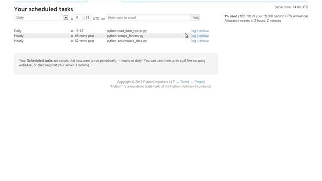 PythonAnywhere in one minute смотреть онлайн