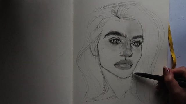 как рисовать портрет I приемы и хитрости смотреть онлайн