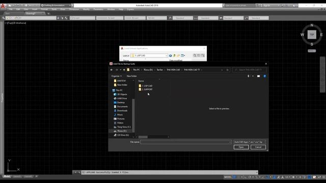 01. Load lisp AutoCad смотреть онлайн