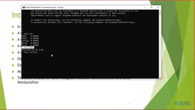 Learn MongoDB DBA online | Koenig Solutions смотреть онлайн