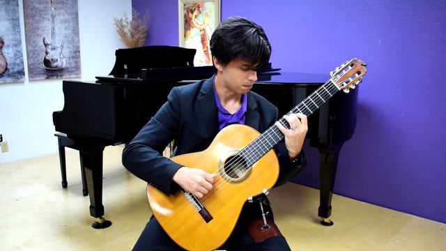 Hugo Nogueira plays Etude Nº8 by Heitor Villa-Lobos (Classical guitar) смотреть онлайн