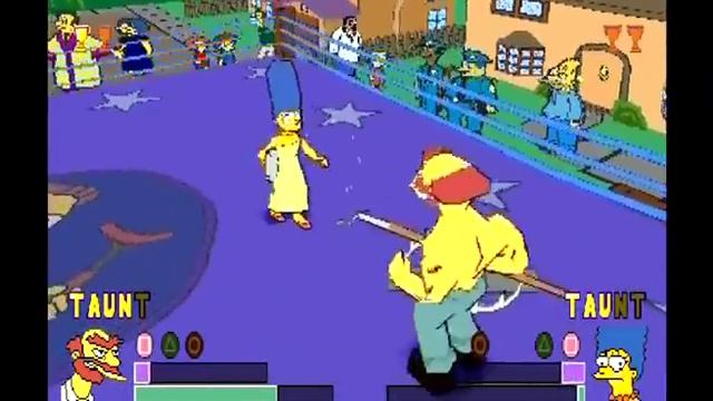 The Simpsons Wrestling - Sony Playstation (PS1) Gameplay - 2001 смотреть онлайн